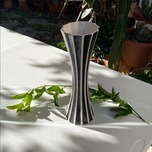 Black and White Decorative Vase Pavel Janák 1911 re-issued by MODERNISTA.